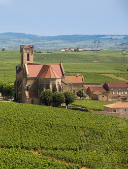 © BIVB / ARM.COM  Landscape in the wine growing region of the Mâconnais