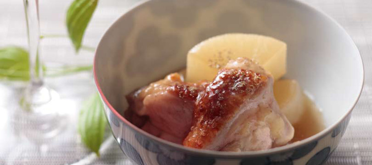 鶏肉と大根の炊き合せ